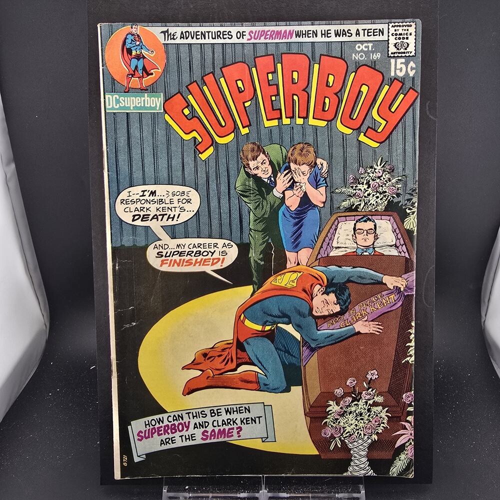 Superboy #169 (1970 DC) Cleaned & Pressed - Classic Curt Swan Cover FN 6.0